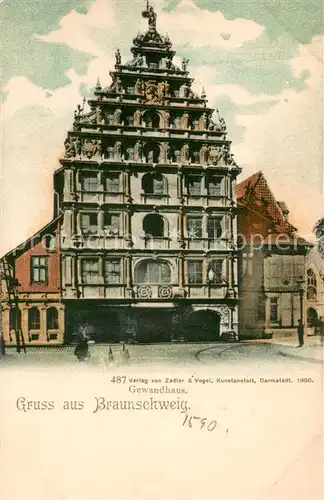 AK / Ansichtskarte Braunschweig Gewandhaus Braunschweig