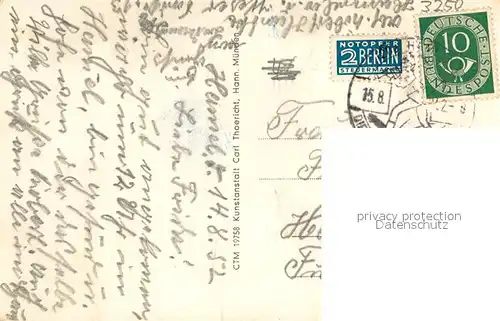 AK / Ansichtskarte Hameln_Weser Hochzeitshaus Osterstrasse Muenster mit Weserbruecke Lachsbrunnen Weserpartie Hameln Weser