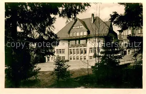 AK / Ansichtskarte Braunlage Sanatorium Dr Barner Braunlage