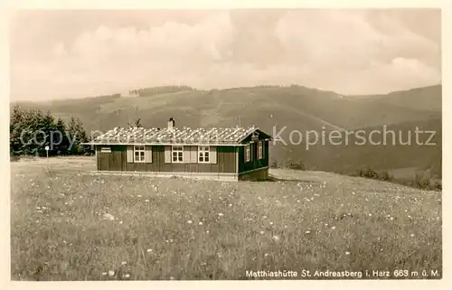 AK / Ansichtskarte St_Andreasberg_Harz Matthiashuette St_Andreasberg_Harz