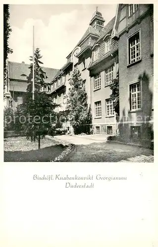 AK / Ansichtskarte Duderstadt Bischoefl Knabenkonvikt Georgianum Duderstadt