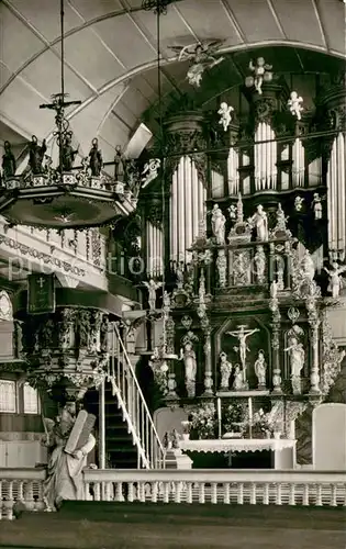 AK / Ansichtskarte Clausthal Zellerfeld Marktkirche Zum Heiligen Geist Inneres Clausthal Zellerfeld