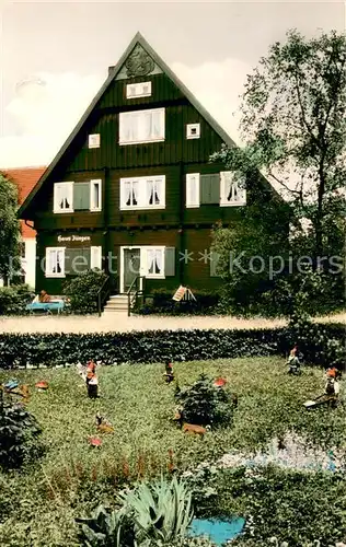 AK / Ansichtskarte Hahnenklee Bockswiese_Harz Haus Juergen Garten Hahnenklee Bockswiese