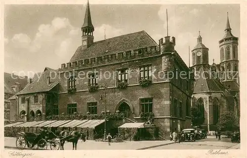AK / Ansichtskarte Goettingen_Niedersachsen Rathaus Goettingen Niedersachsen