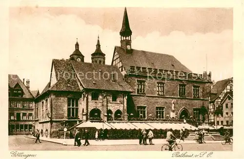 AK / Ansichtskarte Goettingen_Niedersachsen Rathaus Goettingen Niedersachsen