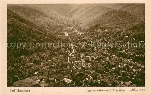 AK / Ansichtskarte Bad_Harzburg Fliegeraufnahme Bad_Harzburg