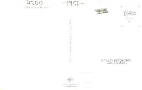 AK / Ansichtskarte Oberhausen Rathaus Oberhausen