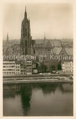 AK / Ansichtskarte Frankfurt_Main Blick zum Dom Frankfurt Main