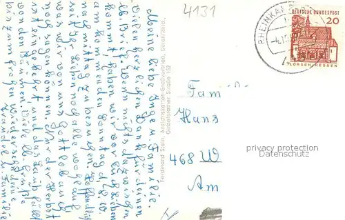 AK / Ansichtskarte Baerl Gebaeude Bruecke Kirchturm Muehle Baerl