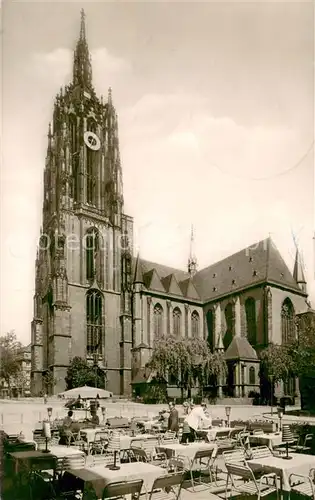 AK / Ansichtskarte Frankfurt_Main Historische Gaststaette Zum Storch am Dom Frankfurt Main