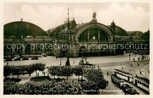 AK / Ansichtskarte Frankfurt_Main Hauptbahnhof Frankfurt Main