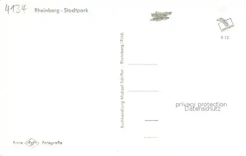 AK / Ansichtskarte Rheinberg Stadtpark Rheinberg