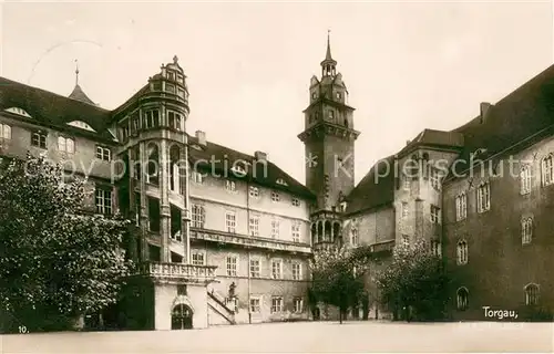 AK / Ansichtskarte Torgau Schloss Hartenfels Trinks Postkarte Torgau