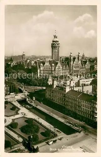 AK / Ansichtskarte Leipzig Blick auf das neue Rathaus Leipzig
