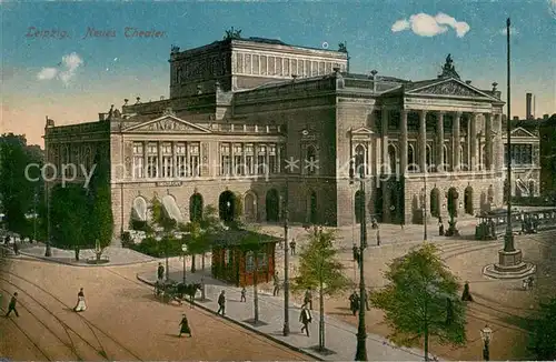 AK / Ansichtskarte Leipzig Neues Theater Feldpost Leipzig