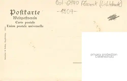 AK / Ansichtskarte Poessneck Panorama Blick von der Altenburg Poessneck