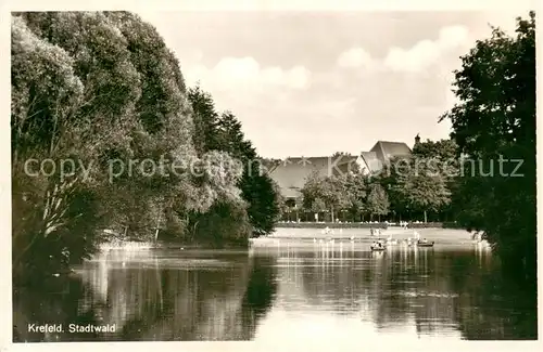 AK / Ansichtskarte Krefeld_Rhein Stadtwald 