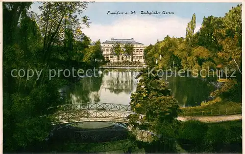 AK / Ansichtskarte Frankfurt_Main Zoologischer Garten Frankfurt Main