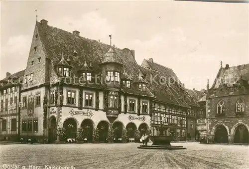 AK / Ansichtskarte Goslar Hotel Kaiserworth Goslar