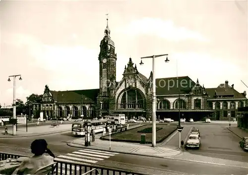 AK / Ansichtskarte Krefeld_Rhein Hauptbahnhof 