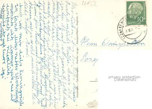 AK / Ansichtskarte Kempen_Niederrhein Burg Kempen Niederrhein