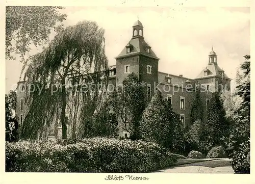 AK / Ansichtskarte Neersen_Niederrhein Schloss Neersen Niederrhein