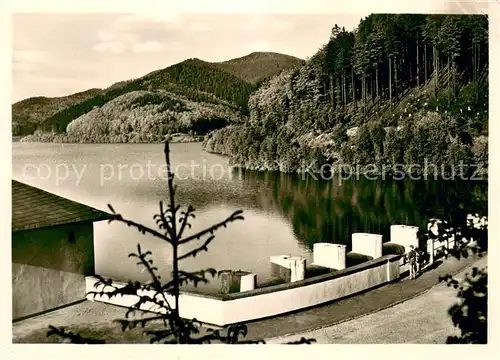 AK / Ansichtskarte Odertalsperre Staumauer Odertalsperre