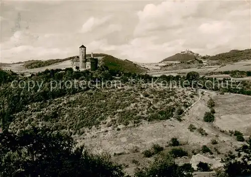 AK / Ansichtskarte Ludwigstein_Werleshausen Jugendburg Ludwigstein mit Ruine Hanstein Ludwigstein_Werleshausen