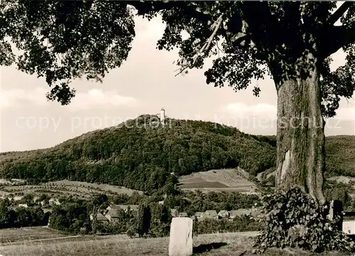 AK / Ansichtskarte Goettingen_Niedersachsen Die Plesse Panorama Goettingen Niedersachsen