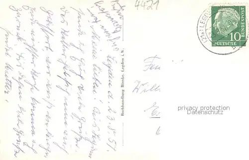 AK / Ansichtskarte Legden Schloss Engelborg Legden