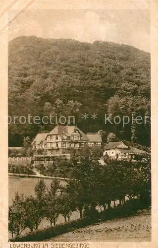 AK / Ansichtskarte Bad_Honnef Hotel und Pension Loewenburgerhof Loewenburg im Siebengebirge Bad_Honnef