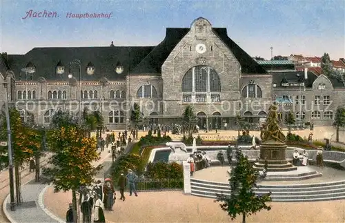 AK / Ansichtskarte Aachen Hauptbahnhof Aachen