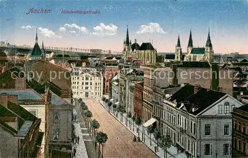 AK / Ansichtskarte Aachen Hindenburgerstrasse Aachen