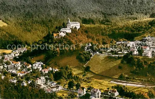 AK / Ansichtskarte Schwarzburg_Thueringer_Wald Panorama Blick vom Trippstein Schloss Schwarzburg_Thueringer