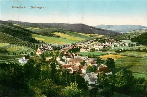 AK / Ansichtskarte Rottenbach_Thueringen Panorama Rottenbach Thueringen