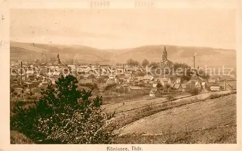 AK / Ansichtskarte Koenigsee_Thueringen Panorama Koenigsee Thueringen