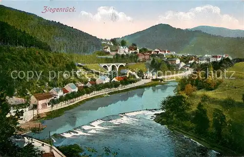 AK / Ansichtskarte Ziegenrueck Panorama Saale Ziegenrueck