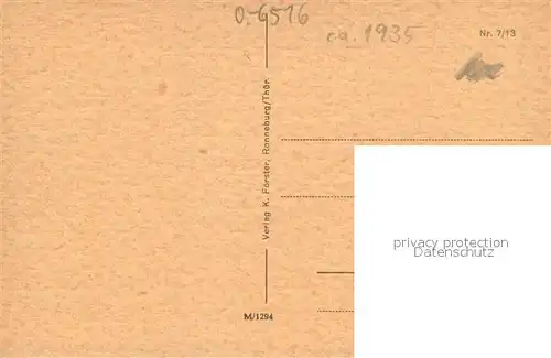 AK / Ansichtskarte Alt_Ronneburg_Thueringen Oberes Tor Kuenstlerkarte 