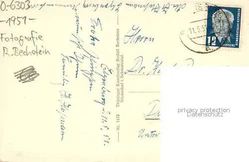 AK / Ansichtskarte Elgersburg Blick zum Schloss Elgersburg