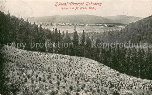 AK / Ansichtskarte Gehlberg Landschaftspanorama Hoehenluftkurort Thueringer Wald Gehlberg