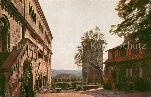 AK / Ansichtskarte Eisenach_Thueringen Wartburg Haupthof Eisenach Thueringen
