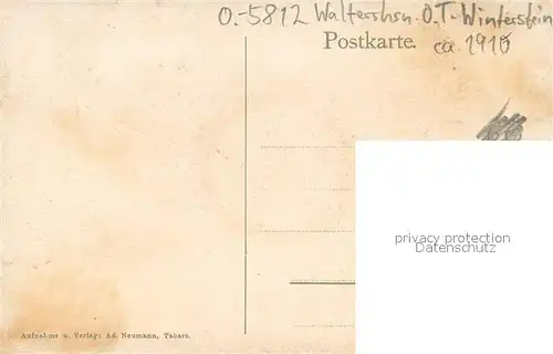 AK / Ansichtskarte Winterstein_Waltershausen Panorama Thueringer Wald 