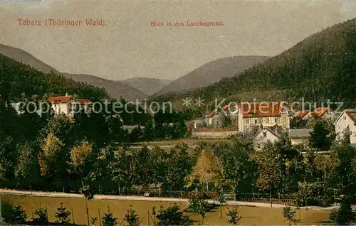 AK / Ansichtskarte Tabarz Panorama Blick in den Lauchagrund Thueringer Wald Tabarz