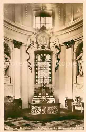 AK / Ansichtskarte Aachen Dom Sakramentskapelle von Innen Aachen