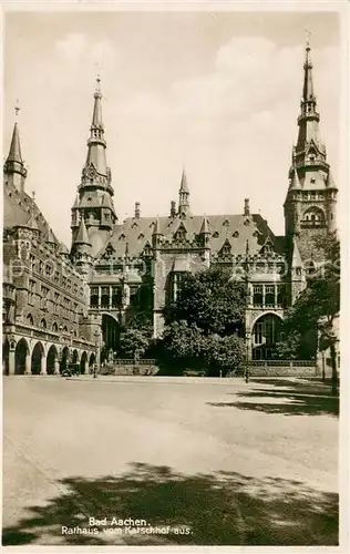 AK / Ansichtskarte Aachen Rathaus  Aachen