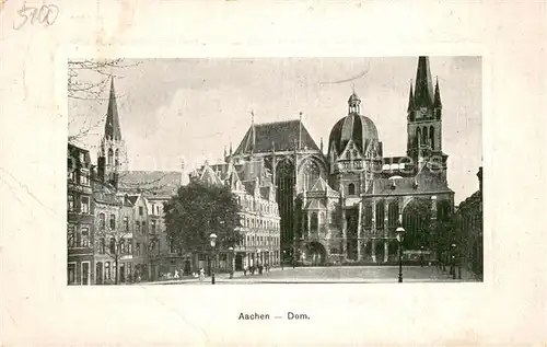 AK / Ansichtskarte Aachen Dom Carduck und Mueller  Aachen Aachen