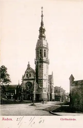 AK / Ansichtskarte Aachen Christuskirche Aachen