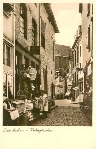AK / Ansichtskarte Aachen Koerbergaesschen Strasse Aachen