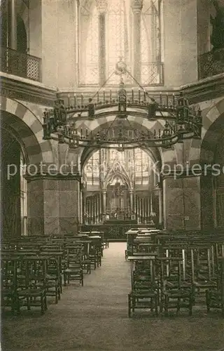 AK / Ansichtskarte Aachen Dom Mittelschiff Innenansicht Aachen