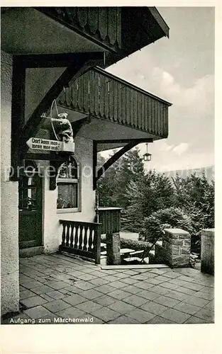 AK / Ansichtskarte Odenthal Altenberg Aufgang zum Maerchenwald Odenthal